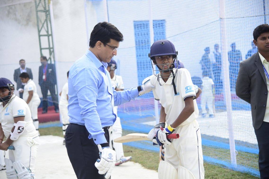Visit of Sourav Ganguly